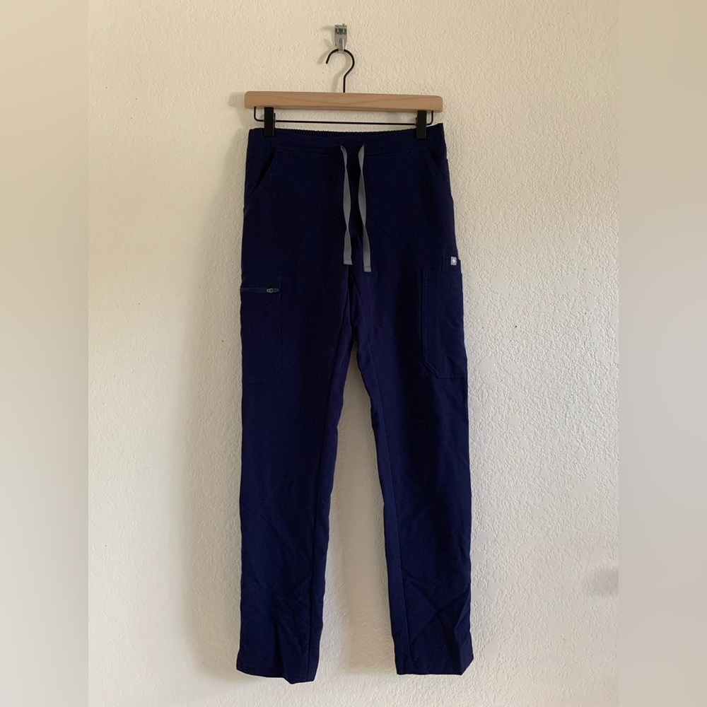 FIGS Technical Collection Navy Blue Yola Skinny Scrub Pants Size XXS Medical